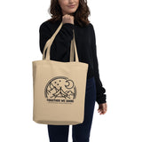 Glamping Eco Tote Bag, Black Logo