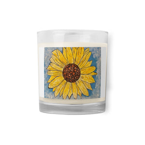 Art Auction TK Glass jar soy wax candle