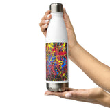 Art Auction Turtles Stainless steel water bottle