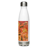 Art Auction Whales Stainless steel water bottle