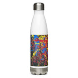 Art Auction Turtles Stainless steel water bottle