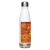 Art Auction Whales Stainless steel water bottle
