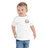 Glamping Toddler Short Sleeve Tee, Black Logo