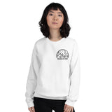 Glamping Unisex Sweatshirt, Black Logo