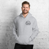 Glamping Unisex Hoodie, Black Logo