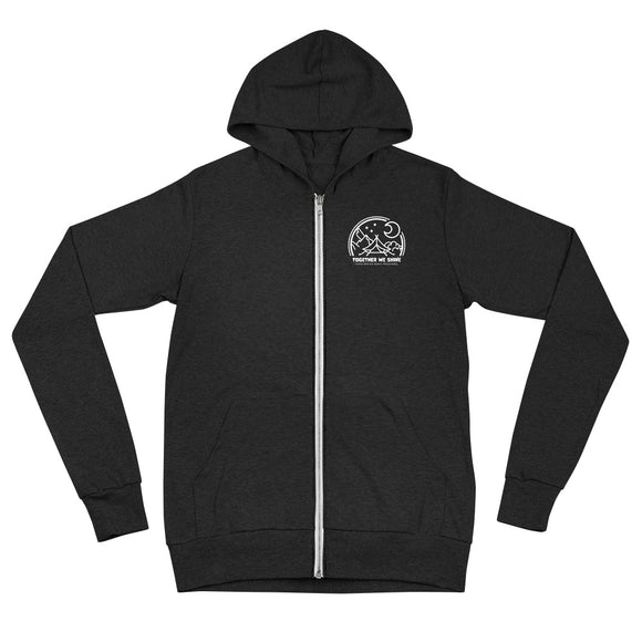 Glamping Unisex zip hoodie