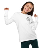 Glamping Youth long sleeve tee, Black Logo