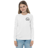 Glamping Youth long sleeve tee, Black Logo