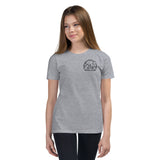 Glamping Youth Short Sleeve T-Shirt, Black Logo