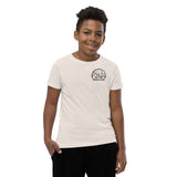 Glamping Youth Short Sleeve T-Shirt, Black Logo