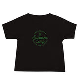 Summer Camp Baby Jersey Short Sleeve Tee, Green Logo