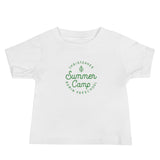 Summer Camp Baby Jersey Short Sleeve Tee, Green Logo