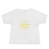 Summer Camp Baby Jersey Short Sleeve Tee, Yellow Logo