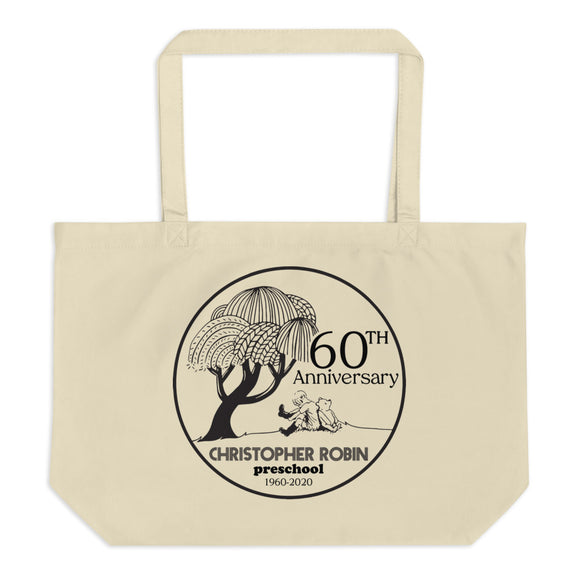 60th Anniversary Large organic tote bag