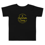 Summer Camp Toddler Short Sleeve Tee, Yellow Logo