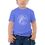 60th Anniversary Toddler Short Sleeve Tee (white logo)
