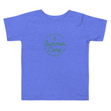 Summer Camp Toddler Short Sleeve Tee, Green Logo