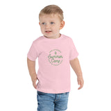 Summer Camp Toddler Short Sleeve Tee, Green Logo