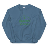 Summer Camp Unisex Sweatshirt, Green Logo