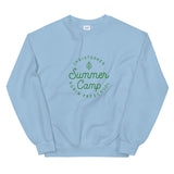 Summer Camp Unisex Sweatshirt, Green Logo