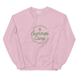 Summer Camp Unisex Sweatshirt, Green Logo