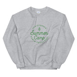 Summer Camp Unisex Sweatshirt, Green Logo