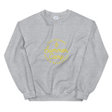 Summer Camp Unisex Sweatshirt, Yellow Logo