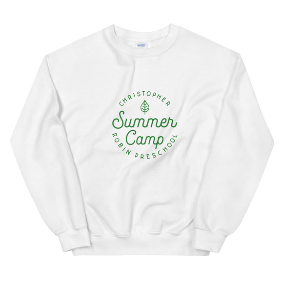 Summer Camp Unisex Sweatshirt, Green Logo