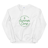 Summer Camp Unisex Sweatshirt, Green Logo