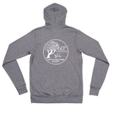 60th Anniversary Unisex zip hoodie (white logo)