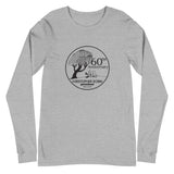 60th Anniversary Unisex Long Sleeve Tee (black logo)