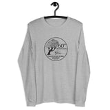 60th Anniversary Unisex Long Sleeve Tee (black logo)