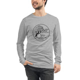 60th Anniversary Unisex Long Sleeve Tee (black logo)