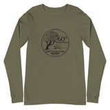 60th Anniversary Unisex Long Sleeve Tee (black logo)