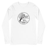 60th Anniversary Unisex Long Sleeve Tee (black logo)