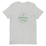 Summer Camp Short-Sleeve Unisex T-shirt, Green Logo