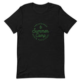 Summer Camp Short-Sleeve Unisex T-shirt, Green Logo