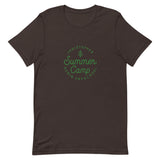 Summer Camp Short-Sleeve Unisex T-shirt, Green Logo