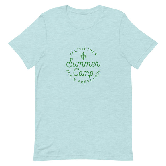 Summer Camp Short-Sleeve Unisex T-shirt, Green Logo