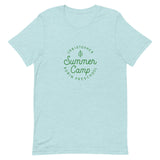 Summer Camp Short-Sleeve Unisex T-shirt, Green Logo