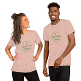 Summer Camp Short-Sleeve Unisex T-shirt, Green Logo