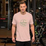 Summer Camp Short-Sleeve Unisex T-shirt, Green Logo