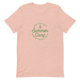 Summer Camp Short-Sleeve Unisex T-shirt, Green Logo