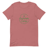 Summer Camp Short-Sleeve Unisex T-shirt, Green Logo