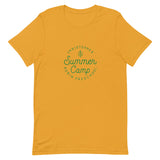 Summer Camp Short-Sleeve Unisex T-shirt, Green Logo