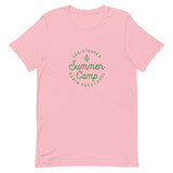 Summer Camp Short-Sleeve Unisex T-shirt, Green Logo