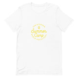 Summer Camp Short-Sleeve Unisex T-Shirt, Yellow Logo