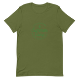 Summer Camp Short-Sleeve Unisex T-shirt, Green Logo