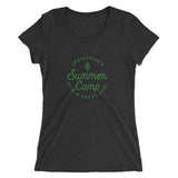 Summer Camp Womens' short sleeve t-shirt, Green Logo