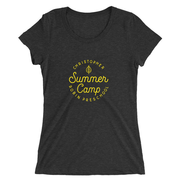 Summer Camp Womens' short sleeve t-shirt, Yellow Logo